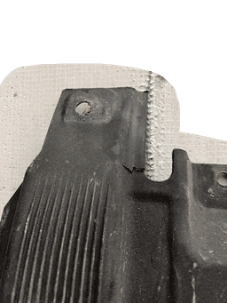 MERCEDES-BENZ Body splash shield left MERCEDES-BENZ GLK-CLASS (X204) (2008-2015) — thumbnail 3