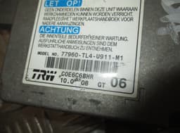 HONDA C0E6C6BHR 77960TL4U911M1 Airbag Control Unit HONDA ACCORD VIII (CP, CU) (2007-2015) — thumbnail 4