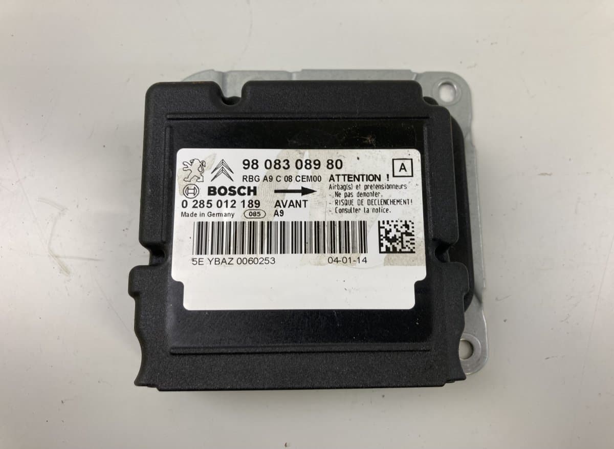 PEUGEOT 8908308980 0285012189 Airbag Control Unit PEUGEOT 208 I (A9) (2012-2019)