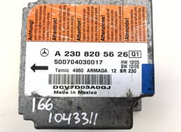 MERCEDES-BENZ A2308205626 Airbag Control Unit MERCEDES-BENZ SL-CLASS (R230) (2001-2012) — thumbnail 3