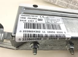 MERCEDES-BENZ A2228604302 A2228604402 Airbag set MERCEDES-BENZ S-CLASS (W222, X222) (2013-2020) — thumbnail 3