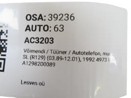 MERCEDES-BENZ A1298200089 Amplifier / receiver / car phone, other MERCEDES-BENZ SL-CLASS (R129) (1989-2001) — thumbnail 5