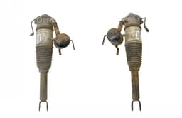 AUDI 4E0616001N 4E0616002R Air shock absorber rear left AUDI A8 (4E) (2002-2010) — thumbnail 1