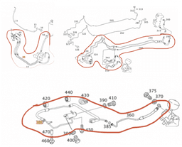 MERCEDES-BENZ A2309975082 Air suspension / self-levelling suspension, other MERCEDES-BENZ SL-CLASS (R230) (2001-2012) — thumbnail 4