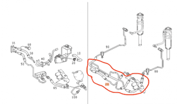 MERCEDES-BENZ A2159970982 Air suspension / self-levelling suspension, other MERCEDES-BENZ S-CLASS Coupe (C215) (1999-2006) — thumbnail 2