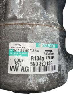 VW AC / aircon Compressor VW GOLF V (1K) (2003-2009) — thumbnail 4