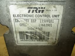 OPEL 13663901 ABS hydraulic unit / pump OPEL VECTRA C (2002-2010) — thumbnail 5