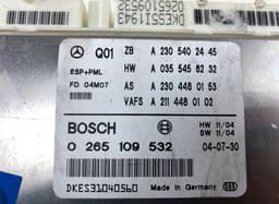 MERCEDES-BENZ 0265109541 0265109532 0265109537 ESP control unit MERCEDES-BENZ SL-CLASS (R230) (2001-2012) — thumbnail 3