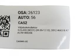 MERCEDES-BENZ A2781400208 2781400208 Exhaust Manifold MERCEDES-BENZ S-CLASS (W221) (2005-2013) — thumbnail 5
