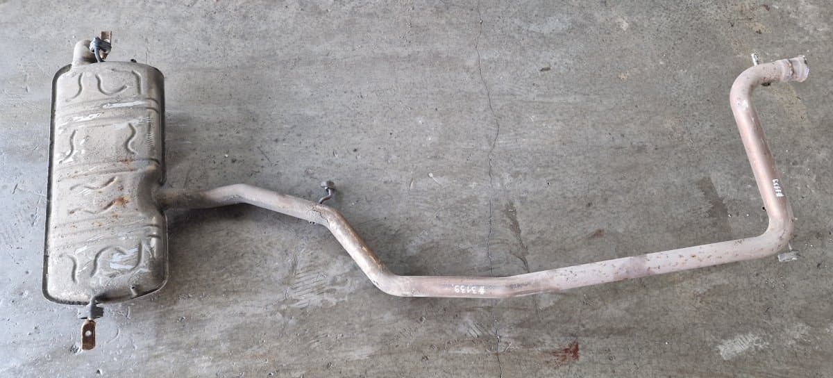 MERCEDES-BENZ A2464910800 Exhaust rear silencer (muffler) MERCEDES-BENZ B-CLASS (W246, W242) (2011-2018)
