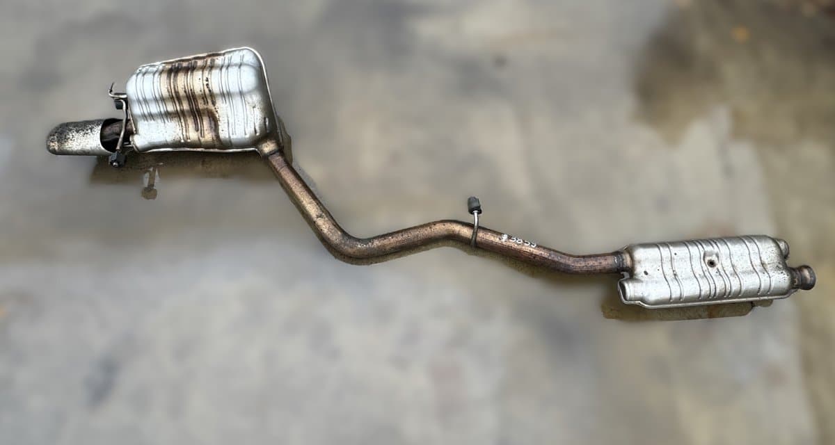 MERCEDES-BENZ A2124913901 A2124904335 Exhaust rear silencer (muffler) MERCEDES-BENZ E-CLASS (W212) (2009-2016)