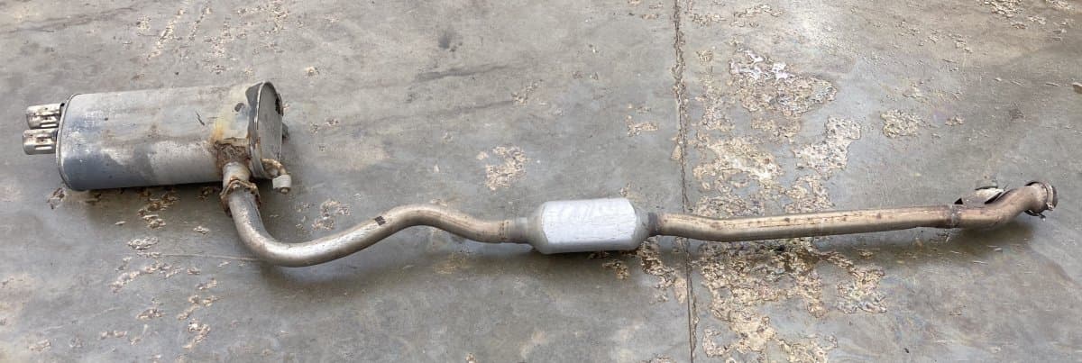 PEUGEOT 1730HE 1717JP Exhaust system complete PEUGEOT 4007 (GP) (2007-2012)