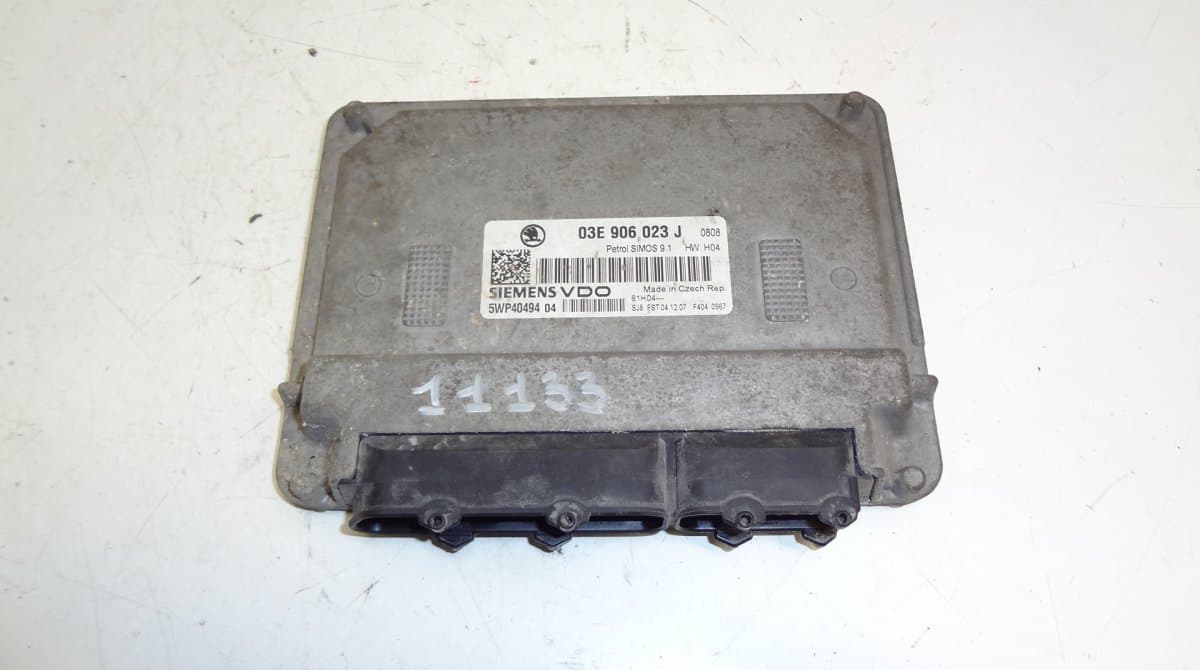 SKODA 5WP40494 Engine Control Unit / module (ECU) SKODA ROOMSTER / PRAKTIK (5J) (2005-2015)