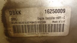 OPEL 16250009 Engine Control Unit / module (ECU) OPEL ZAFIRA A (1999-2005) — thumbnail 4