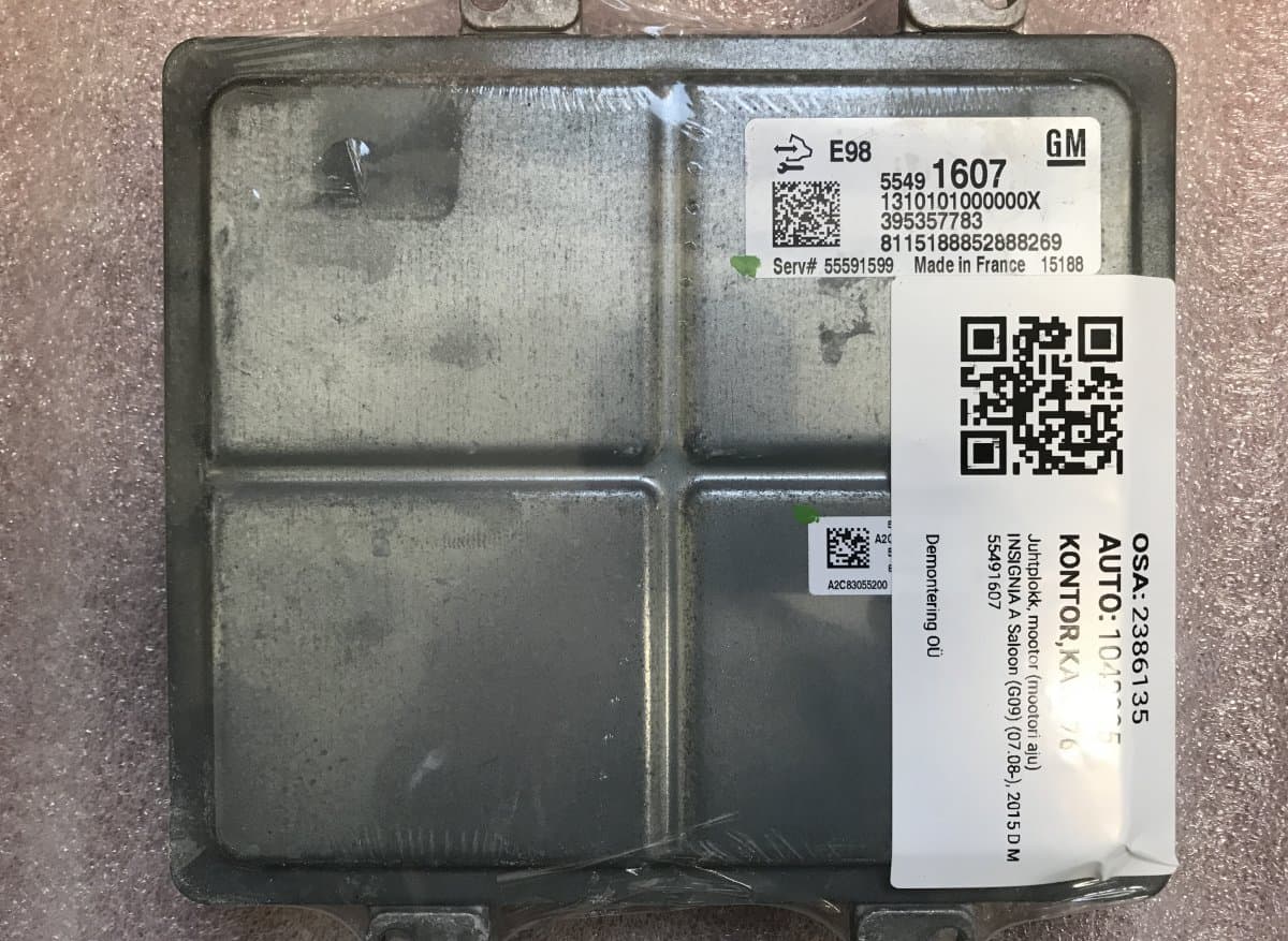 OPEL 55499359 A2C83055200 Engine Control Unit / module (ECU) OPEL INSIGNIA A (G09) (2008-2017)