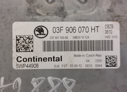 SKODA 03F906070HT 5WP44908 Engine Control Unit / module (ECU) SKODA OCTAVIA II (1Z) (2004-2013) — thumbnail 4