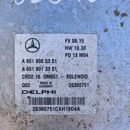 MERCEDES-BENZ A6519005301 6519005301 A6519003902 6519003902 Engine Control Unit / module (ECU) MERCEDES-BENZ GLK-CLASS (X204) (2008-2015) — thumbnail 2