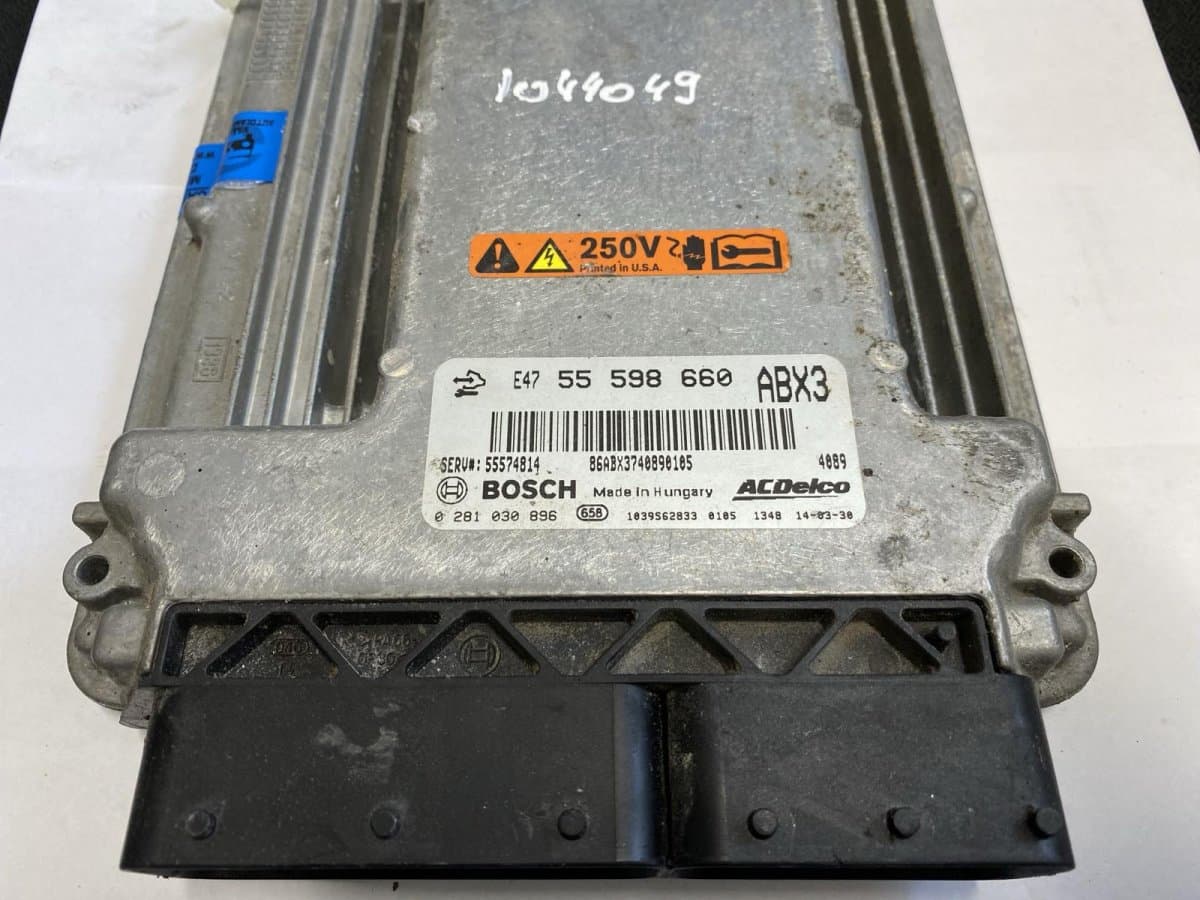 OPEL 0281030896 55598660 Engine Control Unit / module (ECU) OPEL INSIGNIA A (G09) (2008-2017)