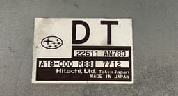 SUBARU 22611AM780 A18-000R8B Engine Control Unit / module (ECU) SUBARU IMPREZA (GH, GR) (2008-2012) — thumbnail 3
