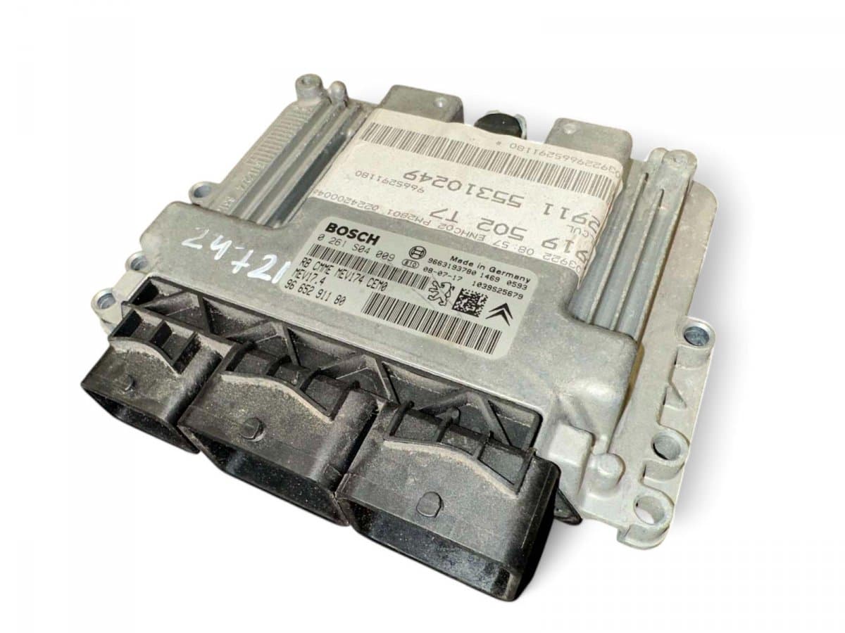 9665291180 0261S04009 MEV174 Engine Control Unit / module (ECU) PEUGEOT 308 I (4A, 4C) (2007-2013)