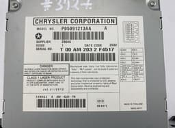 CHRYSLER P05091213AA T00AM2032F4517 DVD Player CHRYSLER VOYAGER V (RT) (2007-2016) — thumbnail 5