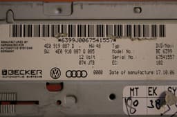 AUDI 4E0910887T DVD Player AUDI A6 / A6 ALLROAD (C6, 4F) (2004-2011) — thumbnail 5