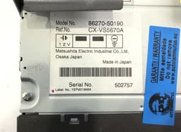 LEXUS CXVS5670A CX-VS5670A DVD Player LEXUS LS (XF40) (2006-2017) — thumbnail 4