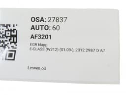 MERCEDES-BENZ A6421401960 EGR Valve MERCEDES-BENZ E-CLASS (W212) (2009-2016) — thumbnail 4
