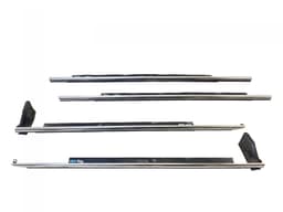 AUDI 4H0853283C 4H0853284C 4H0853763D 4H0853764D Door Window moulding Front Left AUDI A8 (4H) (2009-2017) — thumbnail 1
