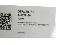 MERCEDES-BENZ A1297201118 Door window glass front left MERCEDES-BENZ SL-CLASS (R129) (1989-2001) — thumbnail 5