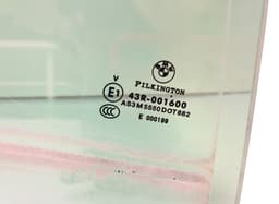 BMW 7043599 7043600 Door window glass rear left BMW 7 (E65, E66) (2001-2009) — thumbnail 2