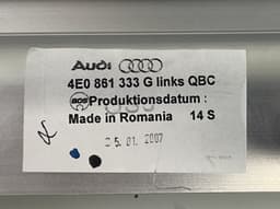 AUDI 4E0861333G Door window sun shade rear left AUDI A8 (4E) (2002-2010) — thumbnail 3