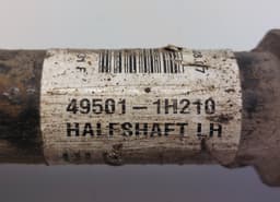 KIA 49501-1H210 Drive Shaft Front Left KIA CEE'D I (ED) (2006-2012) — thumbnail 2