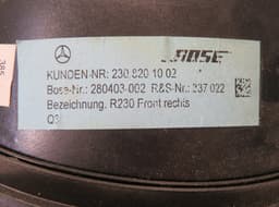 MERCEDES-BENZ A2308201002 Door loudspeaker front right MERCEDES-BENZ SL-CLASS (R230) (2001-2012) — thumbnail 3