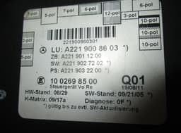 MERCEDES-BENZ 1002698500 Door control unit front right MERCEDES-BENZ S-CLASS (W221) (2005-2013) — thumbnail 2