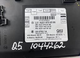 MERCEDES-BENZ 0507931402 0507931402Q02 0507950402 Door control unit front left MERCEDES-BENZ S-CLASS (W221) (2005-2013) — thumbnail 3