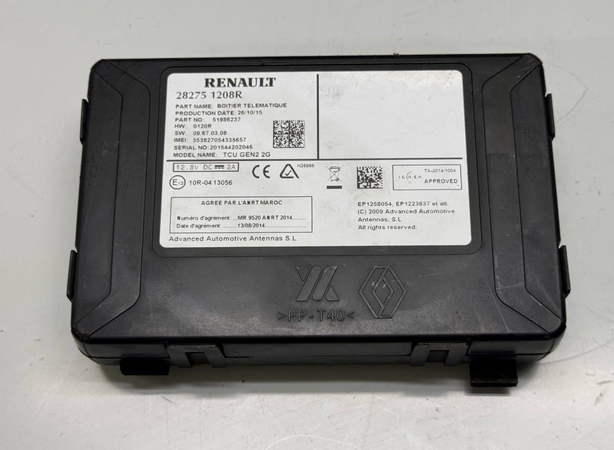 RENAULT 282751208R Control units, other RENAULT ESPACE V (JR) (2015-2023)