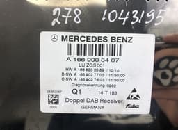 MERCEDES-BENZ A1669009513 Control units, other MERCEDES-BENZ SL-CLASS (R231) (2012-2020) — thumbnail 4