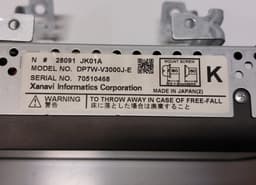 NISSAN 28091-JK01A 28091JK01A DP7W-V3000J-E DP7WV3000JE 70510468 Dash screen NISSAN QASHQAI I (J10) (2007-2013) — thumbnail 5