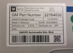 OPEL 22764032 14799450 652508805 Dash screen OPEL INSIGNIA A (G09) (2008-2017) — thumbnail 5