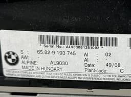 BMW 65829193745 9193745 Dash screen BMW 3 (E90, E91, E92, E93) (2005-2011) — thumbnail 3