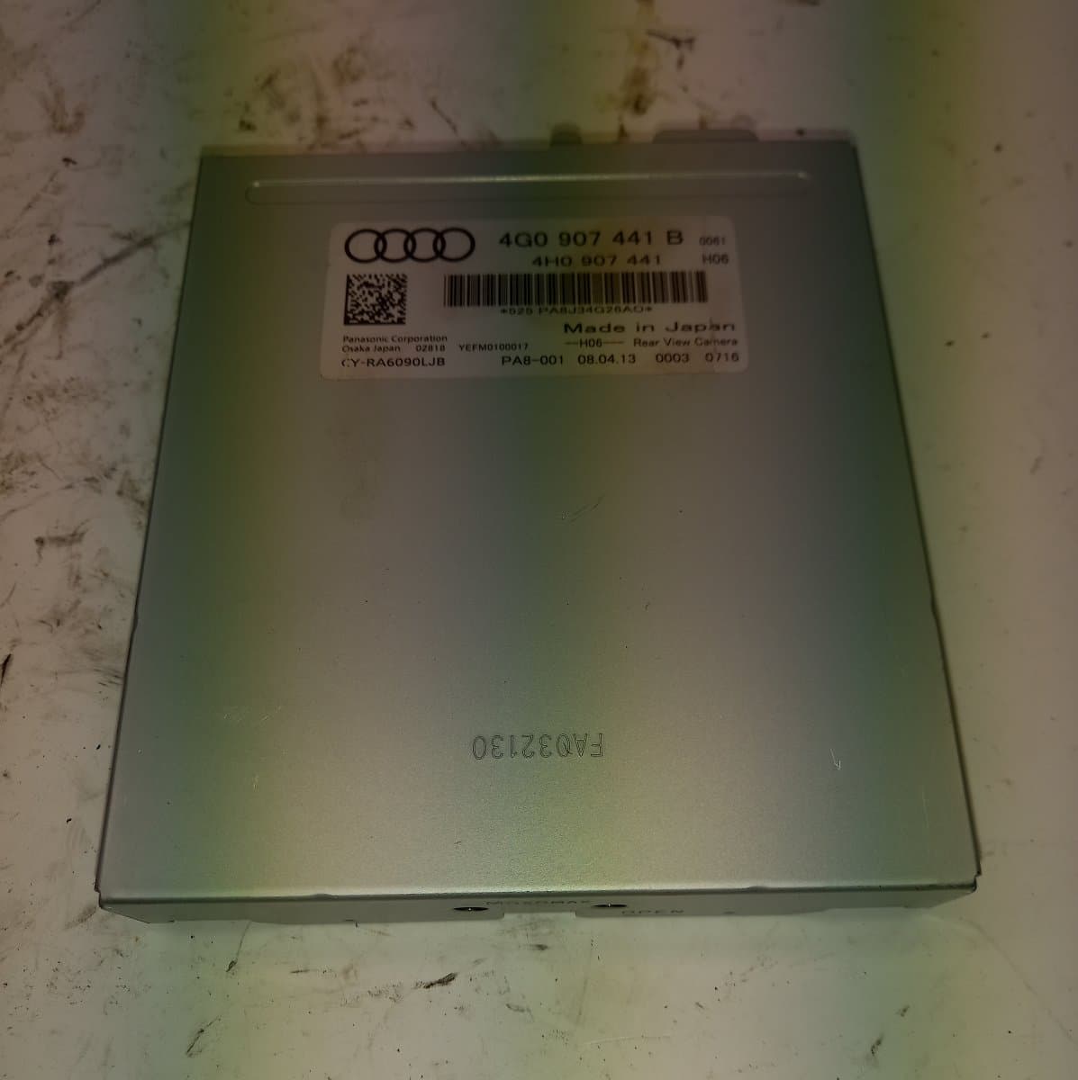 4G0907441B Camera control unit AUDI A6 / A6 ALLROAD (C7, 4G) (2010-2018)