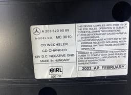 MERCEDES-BENZ A2038209089 CD Changer MERCEDES-BENZ SL-CLASS (R230) (2001-2012) — thumbnail 5