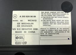 MERCEDES-BENZ A2038209089 CD Changer MERCEDES-BENZ SL-CLASS (R230) (2001-2012) — thumbnail 4