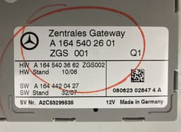 MERCEDES-BENZ A1645402601 A1645403662 A1644420427 A2C53299535 Central gateway module MERCEDES-BENZ ML-CLASS (W164) (2005-2011) — thumbnail 3