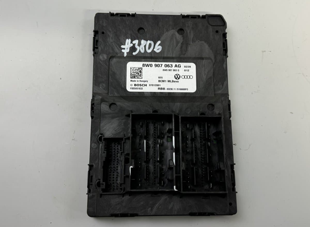 AUDI 8W0907063AG 8W0907063G 07012001 Comfort Module (CCM) AUDI A4 (8W, B9) (2015-)