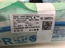 SKODA 34116229A Head/roof/curtain airbag right SKODA OCTAVIA III (5E) (2012-2019) — thumbnail 3
