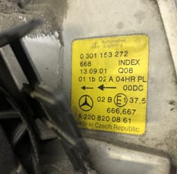 MERCEDES-BENZ 0301153272 Headlight right MERCEDES-BENZ S-CLASS (W220) (1998-2005) — thumbnail 5