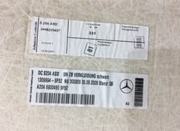 MERCEDES-BENZ A2046907050 Headliner MERCEDES-BENZ C-CLASS (W204) (2007-2013) — thumbnail 3