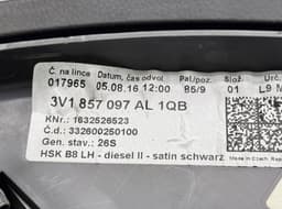 SKODA 3V1857097AL Glove Compartment Compl. SKODA SUPERB III (3V3, 3V5) (2015-2024) — thumbnail 3